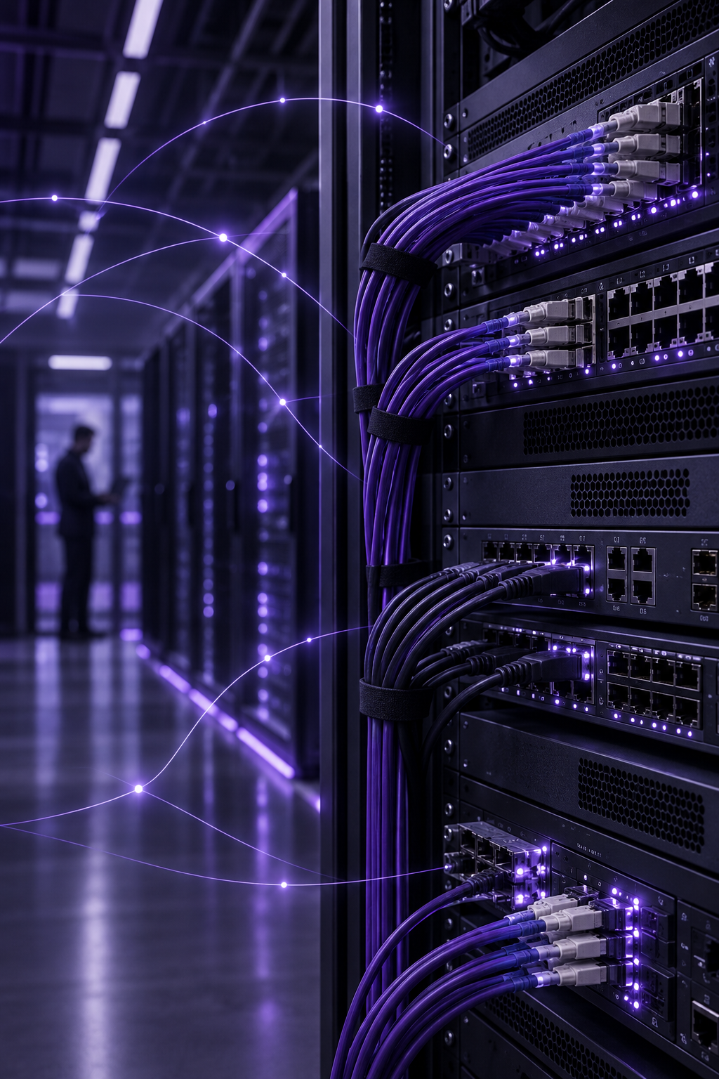 Equipos y cableado de una red empresarial